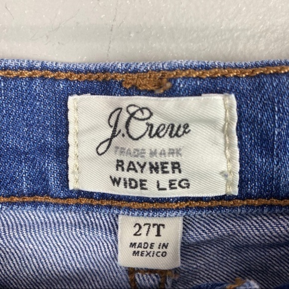 J Crew | Rayner Wide Leg High Rise Raw Hem | 27 - Picture 4 of 6